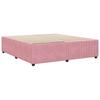Pink Bed Frame 180 x 200 cm Velvet