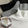 Velvet Fake Collar High Neck Fake Collar New Style of Neck Protection Warm Winter Resistant Collar Autumn Winter Neck Protection
