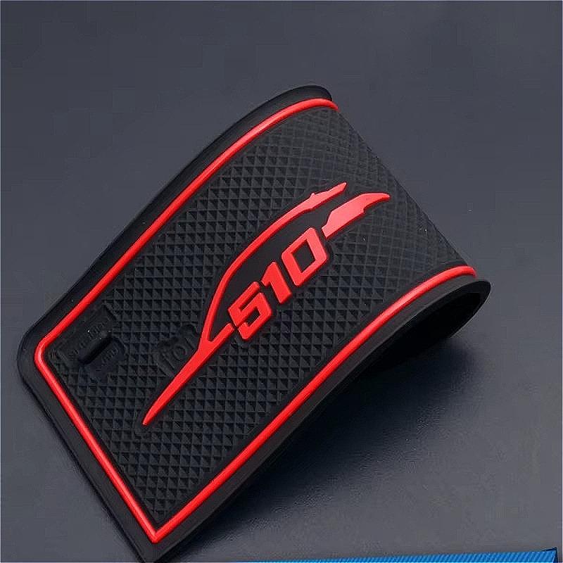 Door Groove Mat for Baojun 510 Car Styling Anti-Slip Cup Holder Door Groove Pad Cushion Rubber Mat Accessories