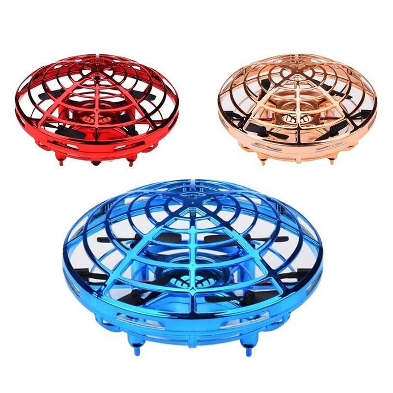 Hand Controlled Mini Drone Induction Levitation Ufo Flying Toy For Kids Gift Fun