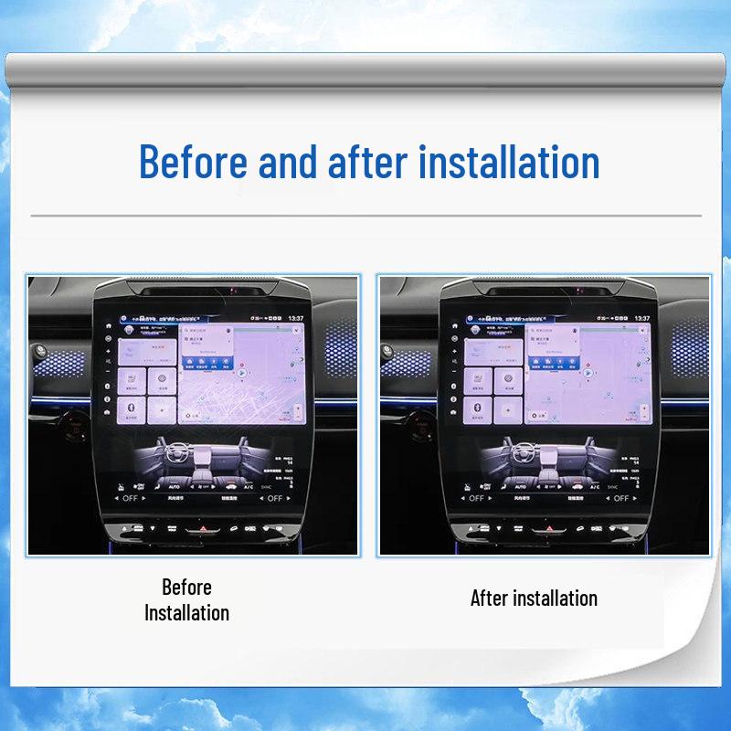 Central Control & Gear Shift Panel Protector Film for 25 GAC Honda P7 Models