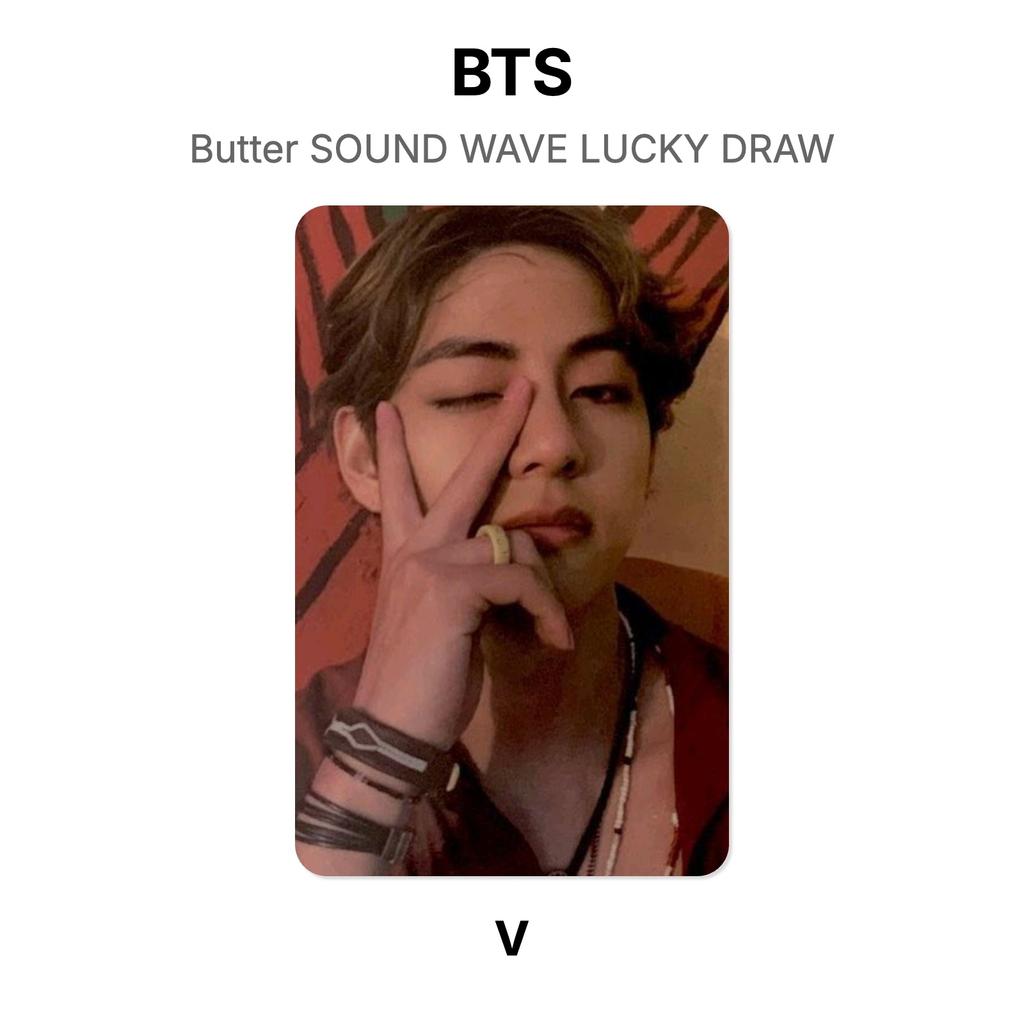 BTS Butter SOUND WAVE LUCKY DRAW Official Photocard
