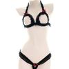 Sexy Lingerie Female Sexy Three-point Hollow Bra Open Free Bikini Seduction Suit