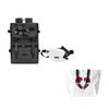 COEXISTENCE Polyester Backpack Unisex Black 31240