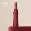 Fully automatic UV vinyl parasol, one-click open and close three-fold umbrella, UV-proof portable advertising umbrella