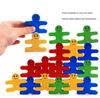 Creative Balance Little People Wooden Building Blocks: Interactive Educational Toy for Early Childhood Development and Stack High Games