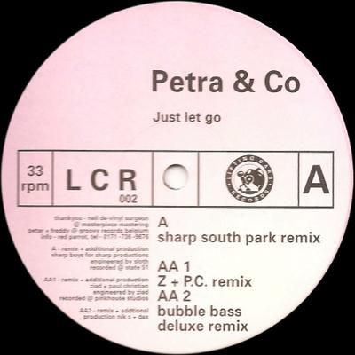 12inch Record PETRA & CO - Just Let Go LCR002 Lifting Cars Re 1998 UK Dance & Electronica Used