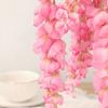 5 Forks Simulated Flower Garland Bright Color Realistic Vines Realistic Wisteria Garland Wedding Bouquet Party Decor