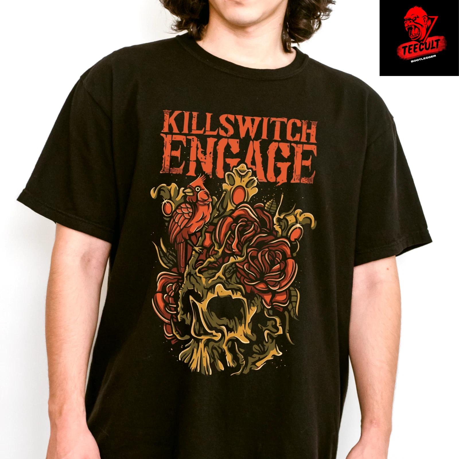 Men s and Women s T-shirts Killswitch Engage Metal Rock Band Unisex Heavy Cotton XXXL