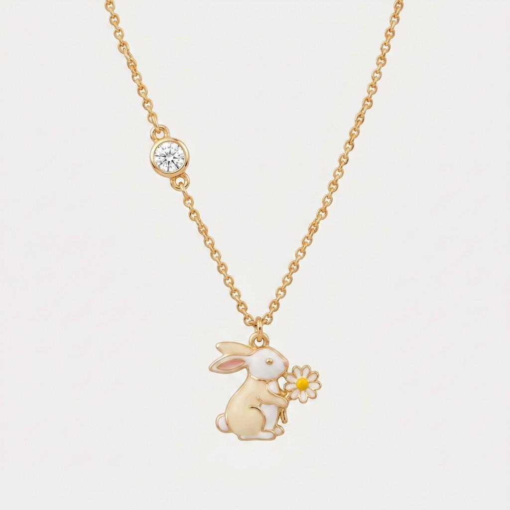 Zodiac Animal Pendant Necklace With Gold Plated Copper For Casual Wear