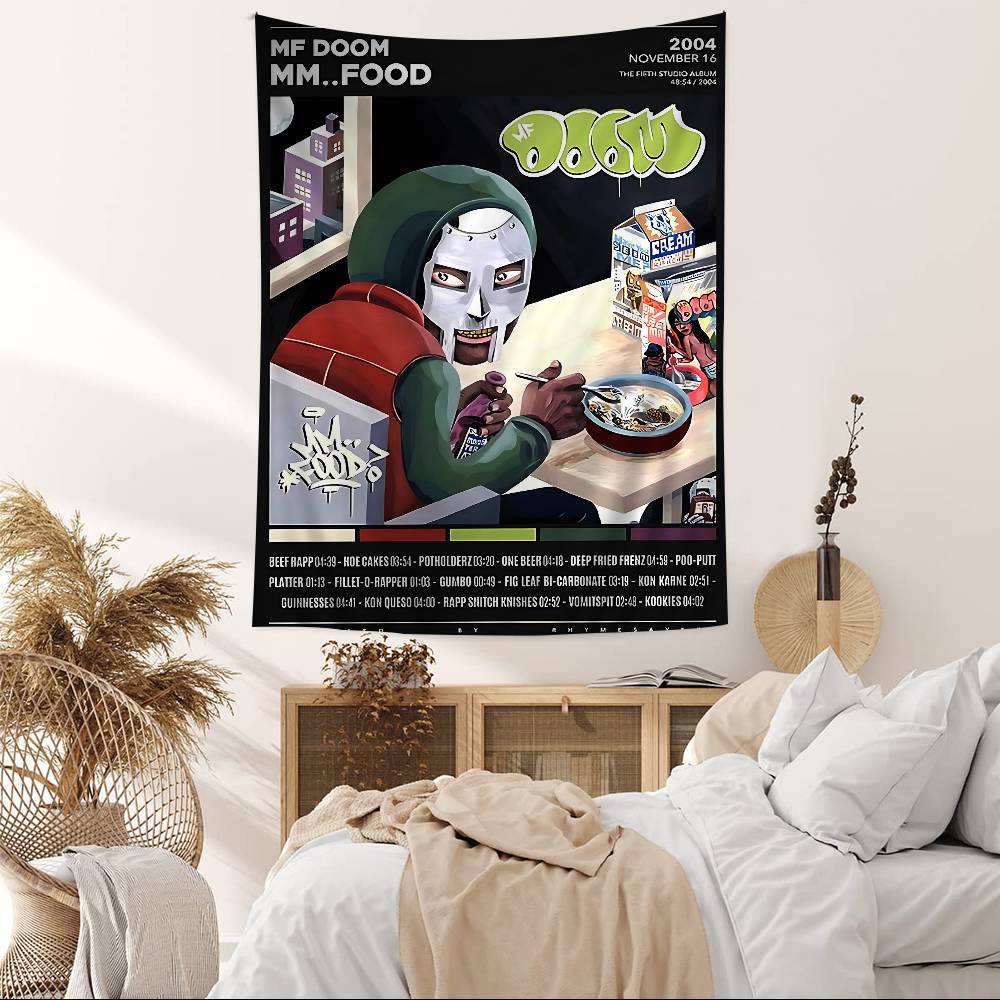 Mmf Ddoom Printed Large Wall Tapestry Art Science Fiction Room Home Decor Decor Blanket