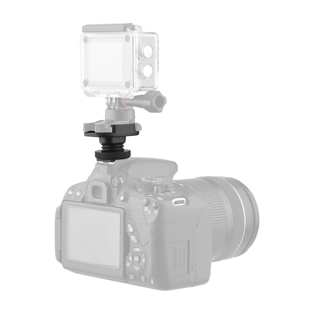 Adaptér pro montáž do studené boty pro sportovní kameru s výměnou 1/4 palcového otvoru pro šroub pro DJI GoPro Hero