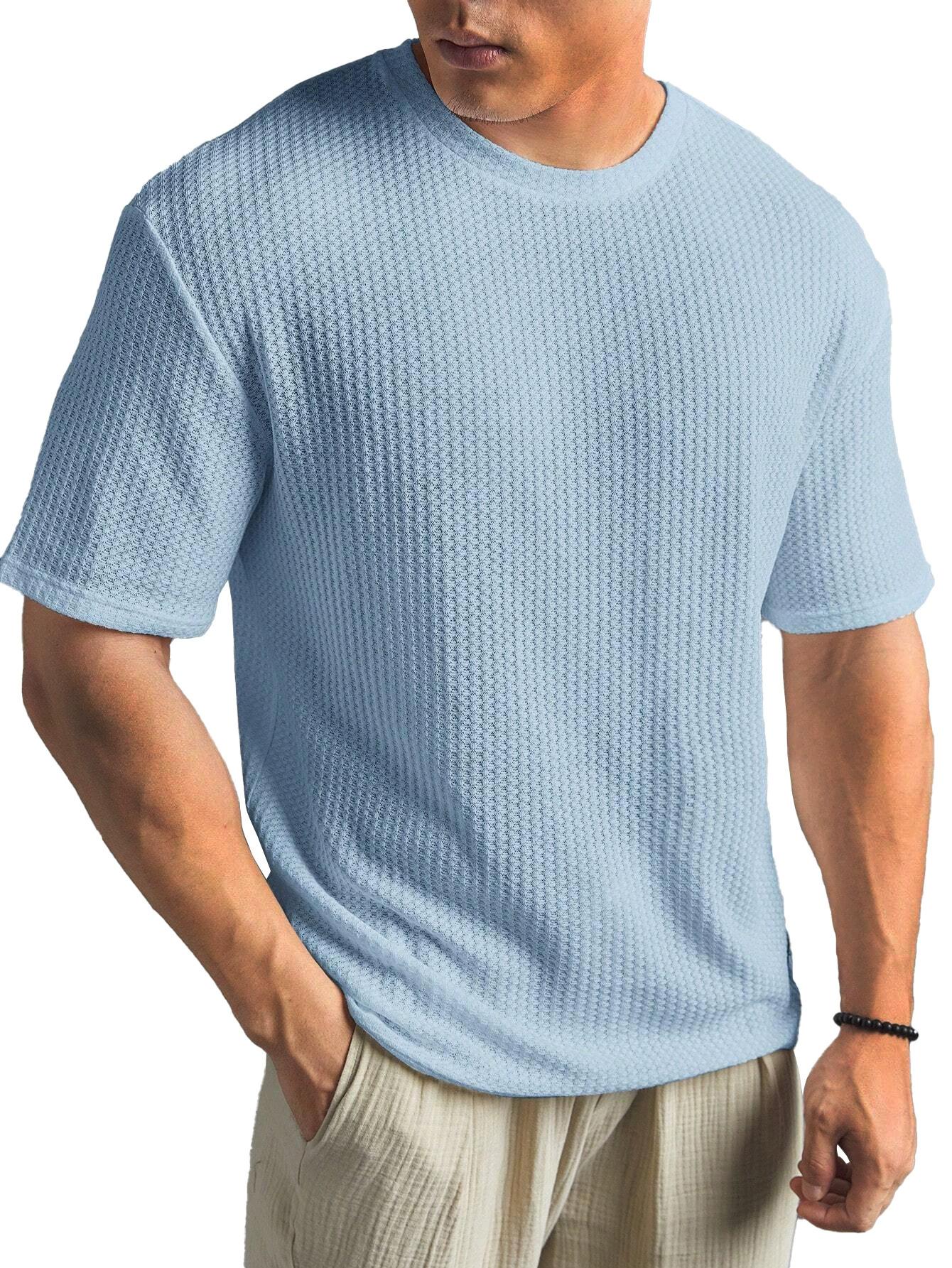 

Men s Short Sleeved Made of Jacquard Fabric Suitable for Fitness, Running, and Outdoor Leisure Activities XS