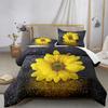 Dream Sun Flowers Bedding Set Duvet Cover Set 3d Bedding Set Digital Printing Bed Linen Queen Size Bedding Set Fashion Design