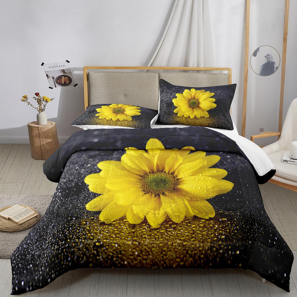 Dream Sun Flowers Bedding Set Duvet Cover Set 3d Bedding Set Digital Printing Bed Linen Queen Size Bedding Set Fashion Design