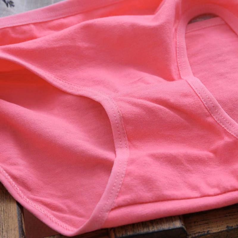 10Pcs Women's Cotton Blend Panties Briefs Lingerie Shorts Underwear Thongs