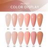 JTING China Nails Supplies Wholesale Free Color Cards 6colors Nail Gel Polish Set OEM Design Your Own Brand Uv Nail Gel Polish