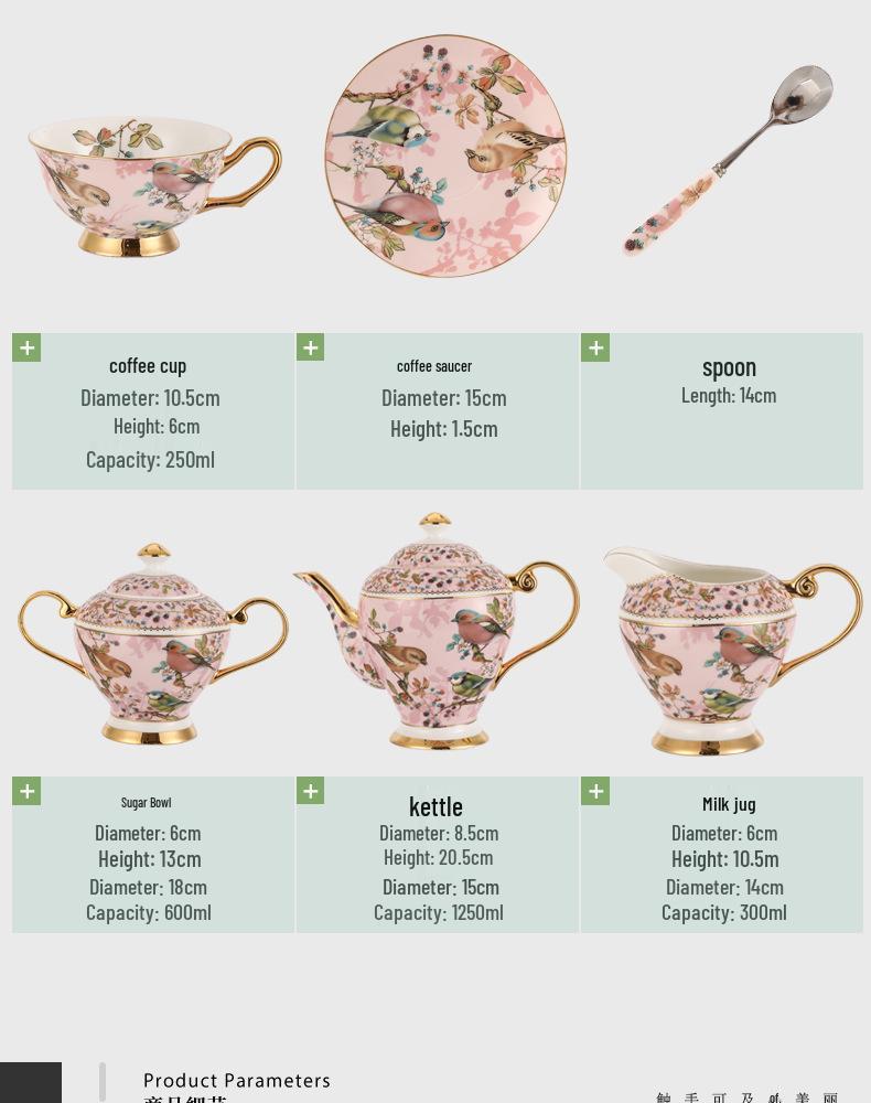 Elegant European Bone China Tea Cup and Saucer Set – Luxurious Ceramic for High-Style Afternoon Tea