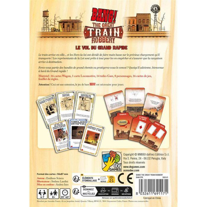 Bang ! - extension the great train robbery - jeu de société