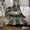 1pc Gamer Console Blanket, Lightweight Flannel Throw Blanket for Sofa, Bed, Travel, Camping, Living Room, Office, Couch060