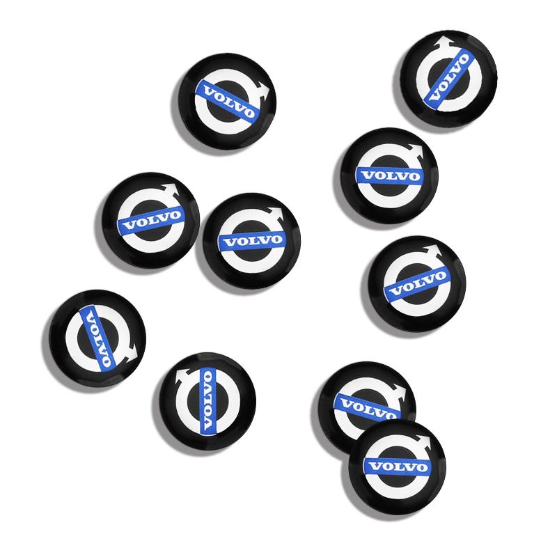 14mm Car Logo Styling Remote Control Key Sticker For Volvo XC40 XC60 XC90 V40 V60 S60 V50 V90 S80 C40 V70 XC70 C30 C70 Rdesign