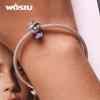 WOSTU 925 Sterling Silver Fashion Colorful Magic Series Magic Cat Charms Beads for Women Fit Original Bracelets Fine DIY Jewelry