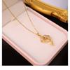 Women S Pisces Zircon Inlaid Clavicle Chain Luxury Simple Versatile Necklace With You For Life