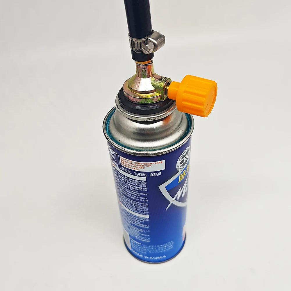 Outdoor Gas Tank Inflation Valve Cylinder Gas Inflate Camping Butane Gas Refillable Adapter Cylinder Tank Coupler Valve Gadgets