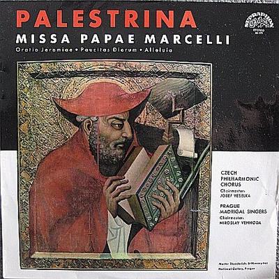 LP Record CZECH PHILHARMONIC CHORUS JOSEF VE Palestrina Missa Papae Marcelli 50578 SUPRAPHON 1974 Czechoslov Classical Used