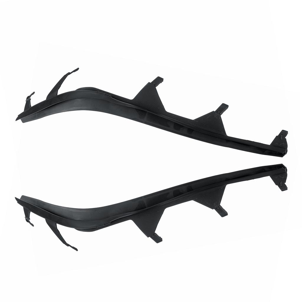 2PCS Car Front Upper Headlight Cover Strips Trims Headlight Sealing