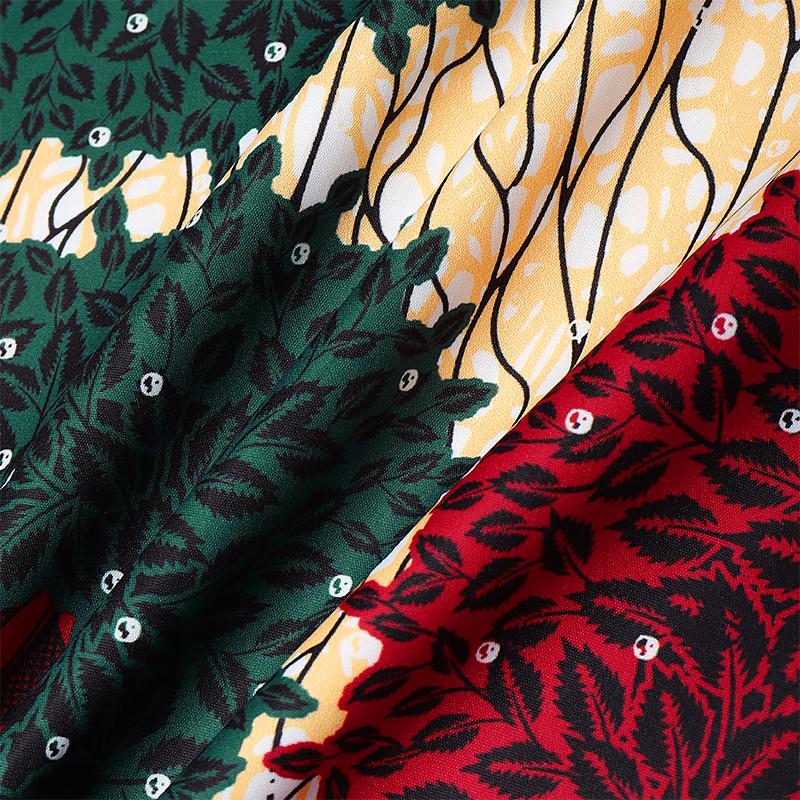 Oversized Women O Neck Ruffled Batwing Sleeve Printed Loose Maxi Kaftan Dress