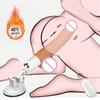 Remote Control Automatic Realistic Dildo Heating Vibrator for Women G-spot Dildo With Suction Cup Thrusting Penis Female Sex Toy
