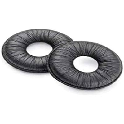 Headphone Cushions - PLANTRONICS - 80355-01 - Black Faux Leather - Set of 2 - Lasting Comfort