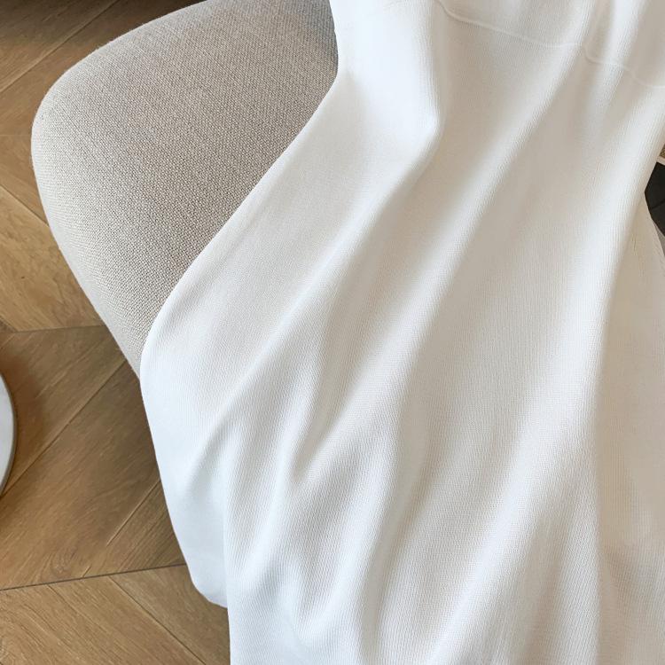 Summer Women's Dress Design with A Sense of Western-style Fashion, Age Reducing Knitted Skirt, A-line Dress for Women