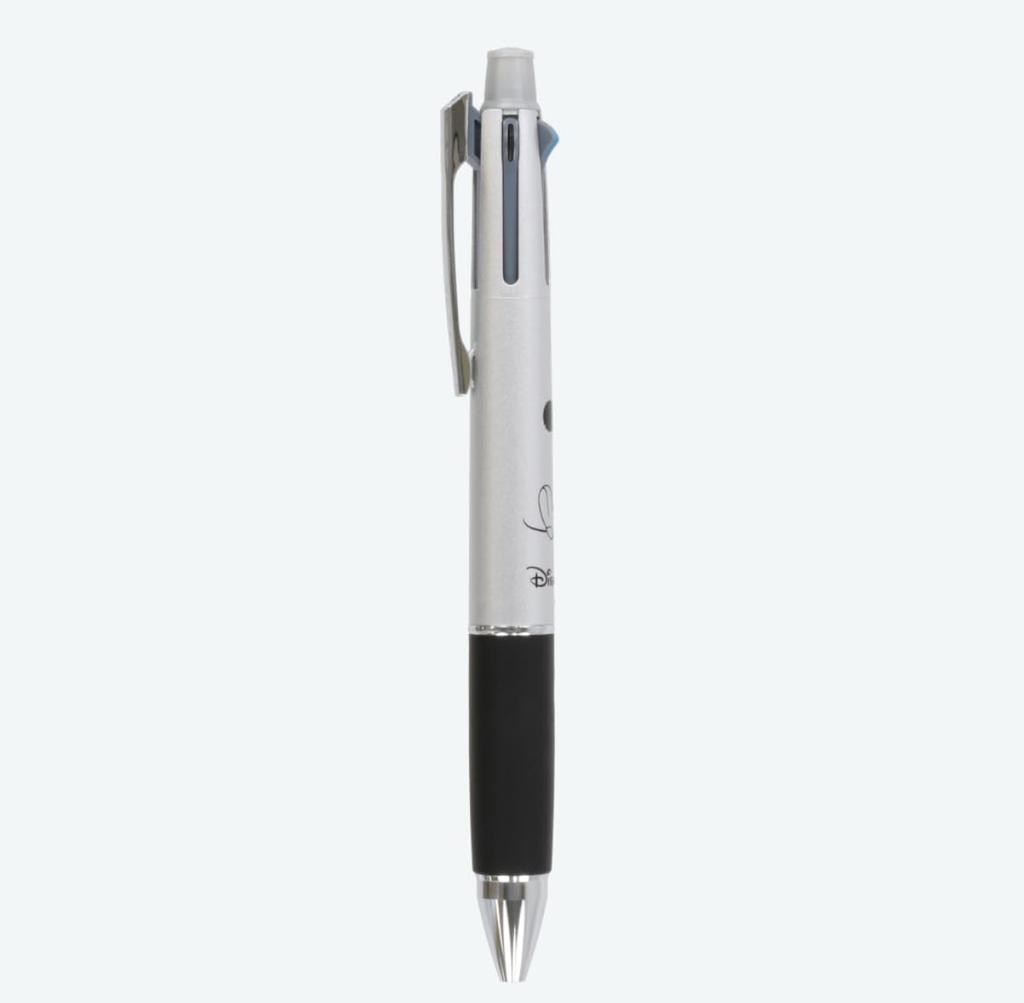 Ballpoint Pen Mechanical Pencil JETSTREAM Mickey Mouse Design Disney Mechanical Pencil Resort Limited Edition (4 Colors) & (silver) Multi-function