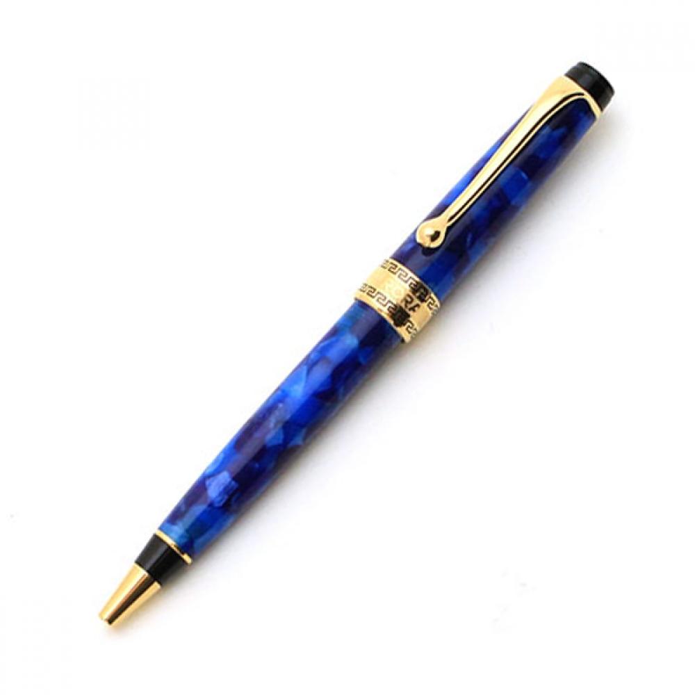 

Кулькові ручки Aurora Optima blue chrome