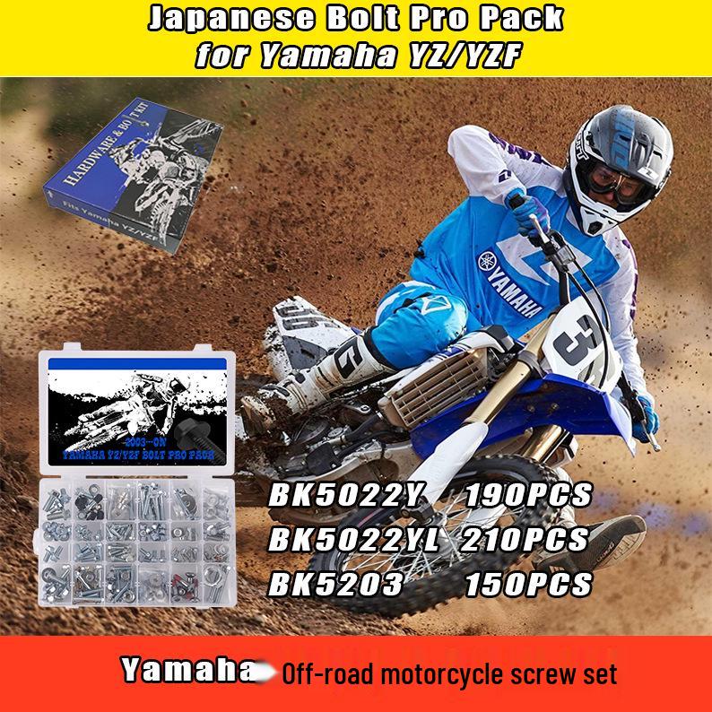 Screw Set for Yamaha Motorcycles - 190PCS/210PCS Racing Kit