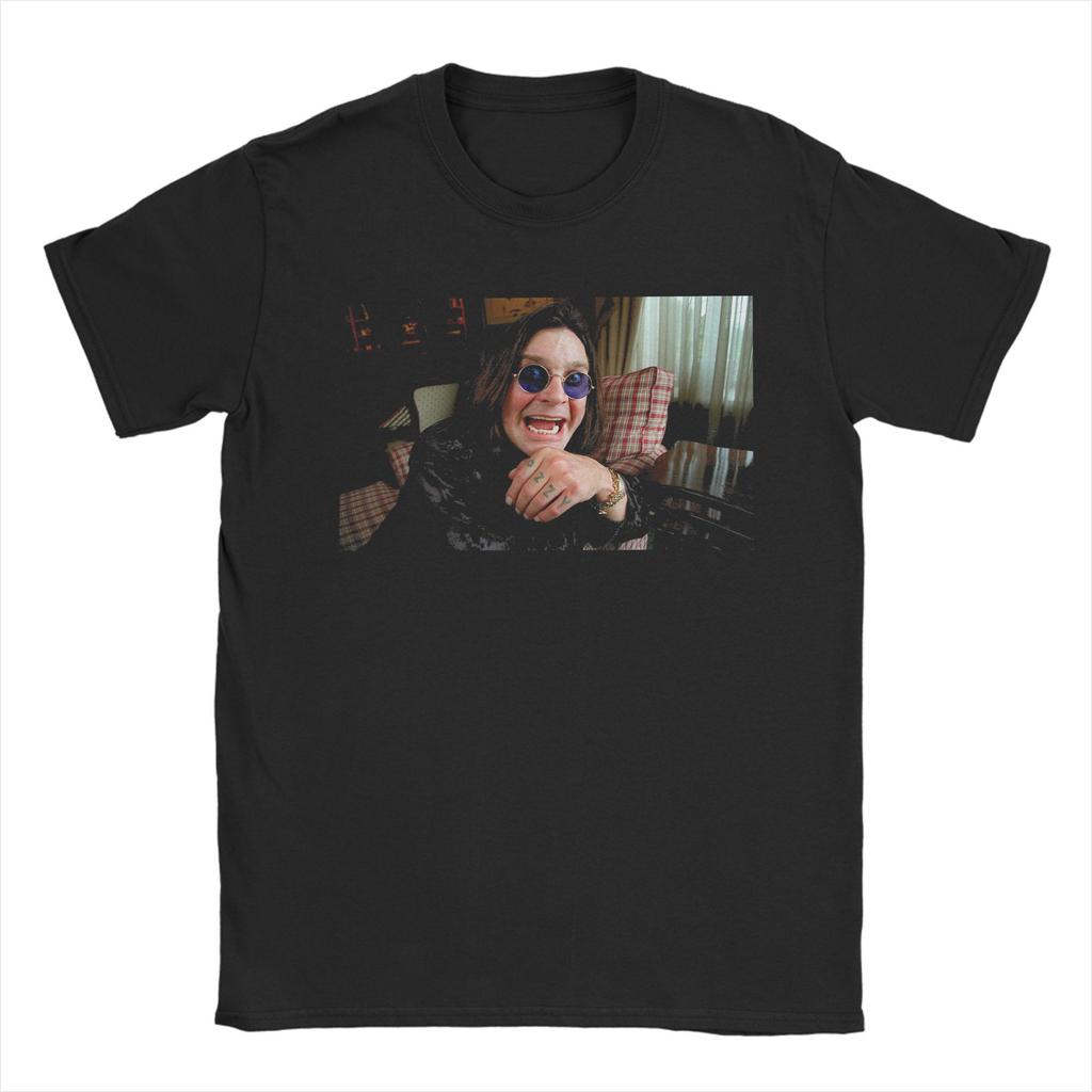 Novelty Space Black Tours Black-Sabbathed T-Shirts for Men Crew Neck Pure Cotton T Shirts Short Sleeve Tees Gift Clothes