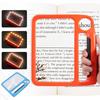 With 3 Light Mode Illumination Handheld Magnifier 5X 10X Reading Magnifier  Books Inspection