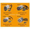 Legoeds-compatible MOC Technical Power Functions M Motor 8883 Modified Remote Control Power Group Train Lithium Battery Box 9686