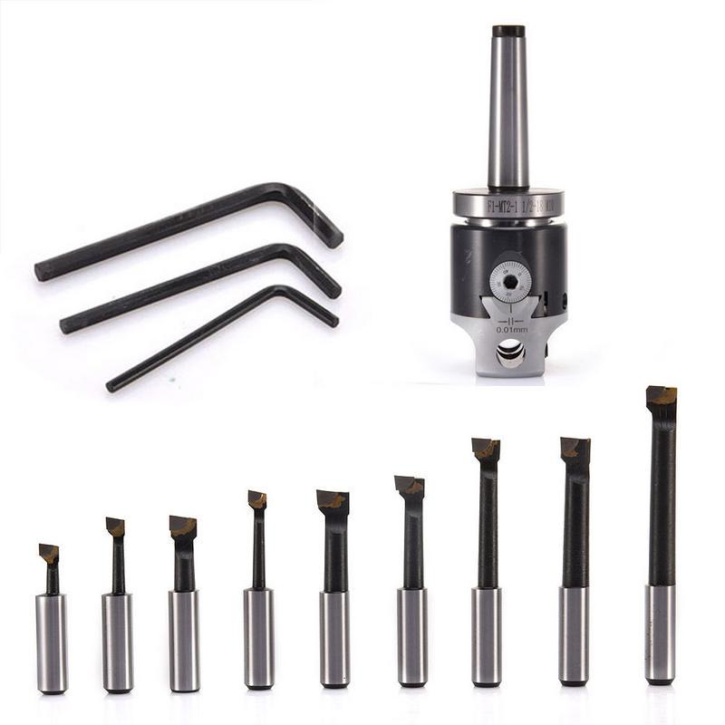 12mm boring head precision micro adjust boring head with NT30 1-1//2-18 shank