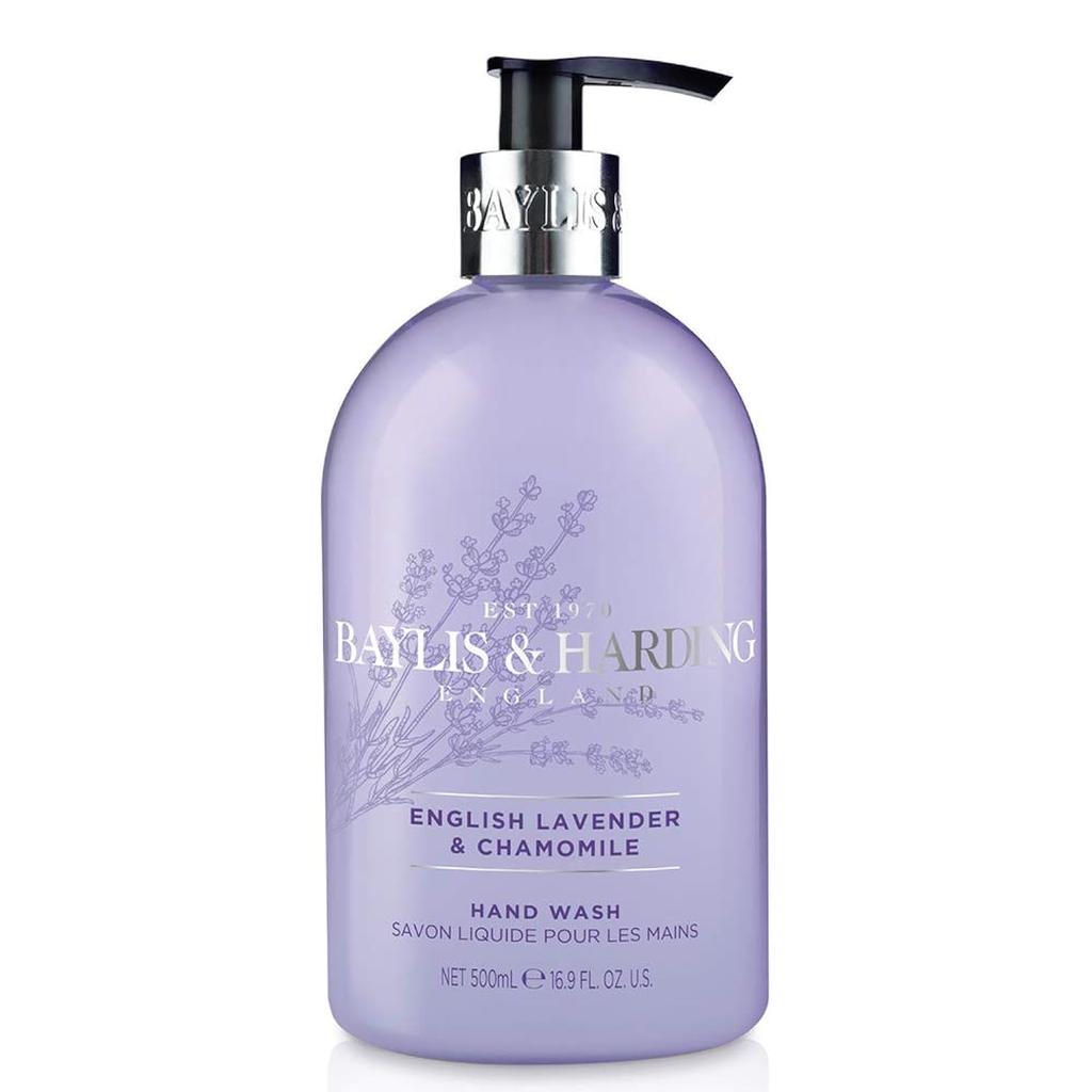 Baylis & Harding Wild Lavender & Geranium Luxury Hand Wash with Added Moisturizers, 500 ml | Paraben Free Handwash
