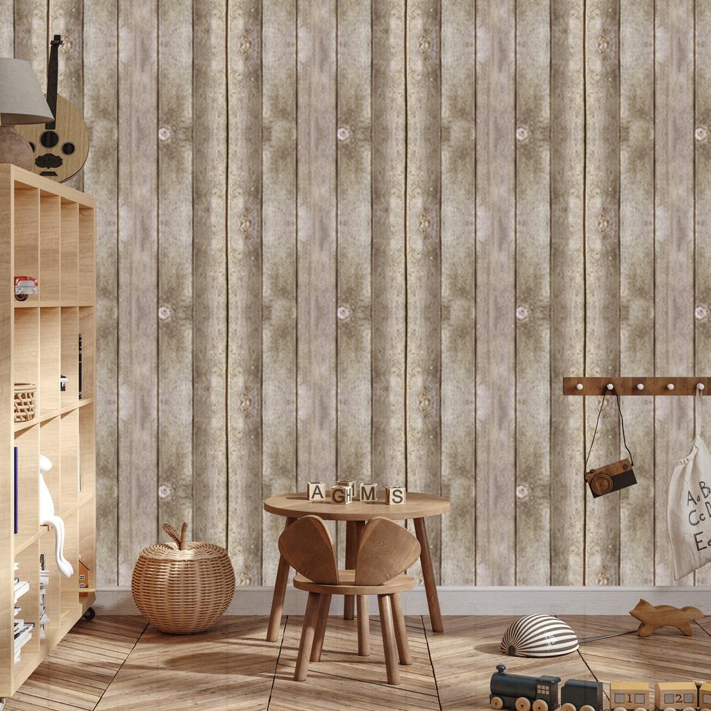 Wallpaper Wooden Boards for Living Room and Bedroom 50x1000