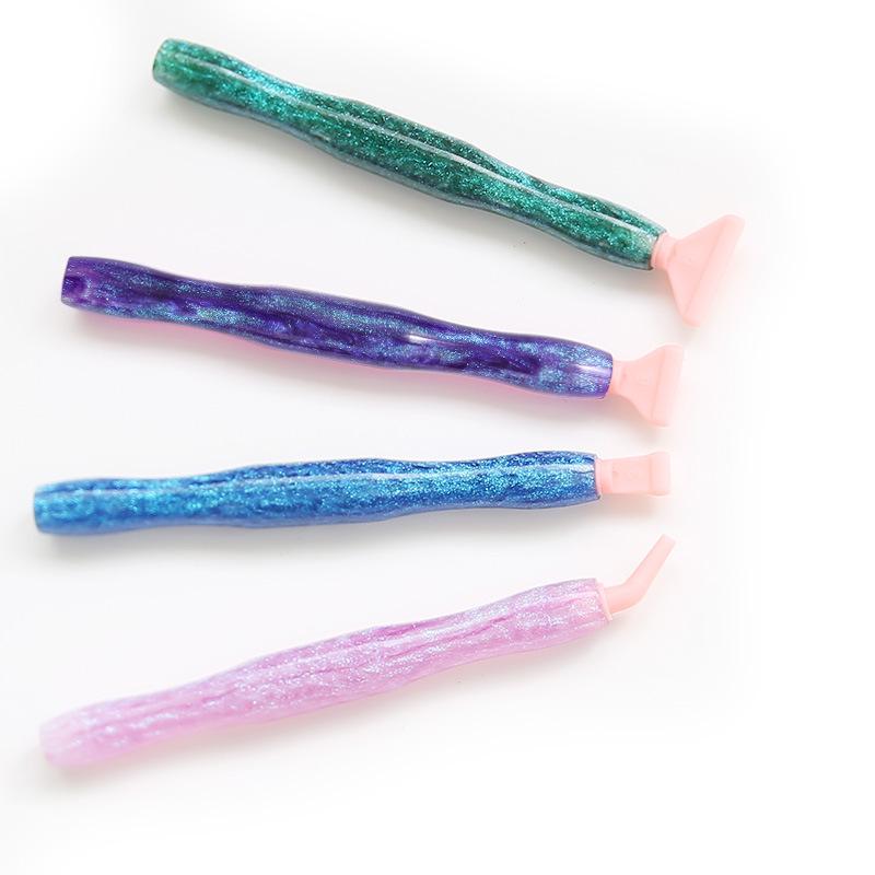 Embroidery Diamond Painting Pen Kit Cross Stitch Accessories Art Pens Point Drill Pens DIY Craft Plastic Pen Heads