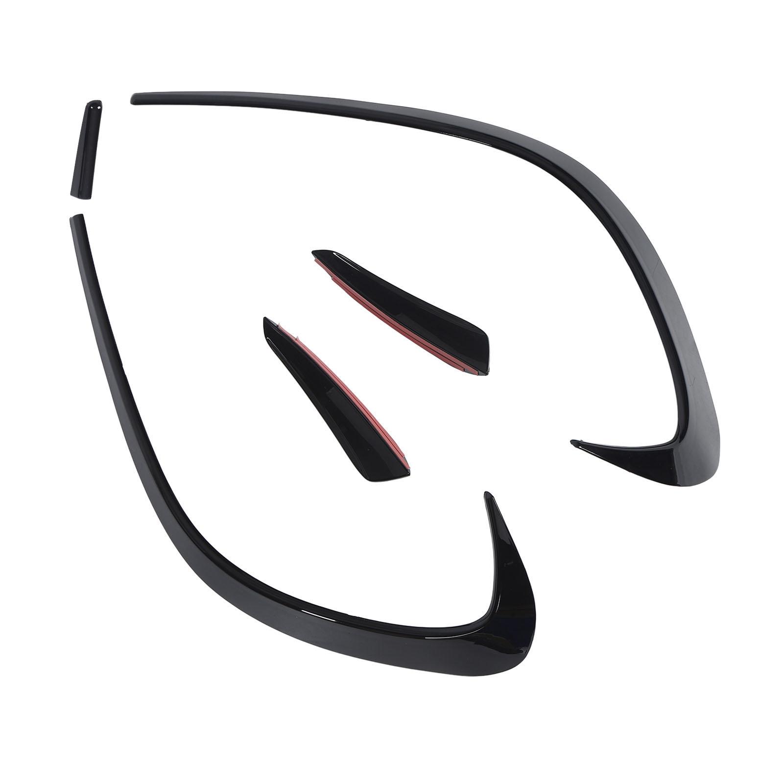 

Front Bumper Wind Knife Front Bumper Wing Type Fog Lights Eyebrow Wind Knife Replacement for Benz CLA‑Class W117