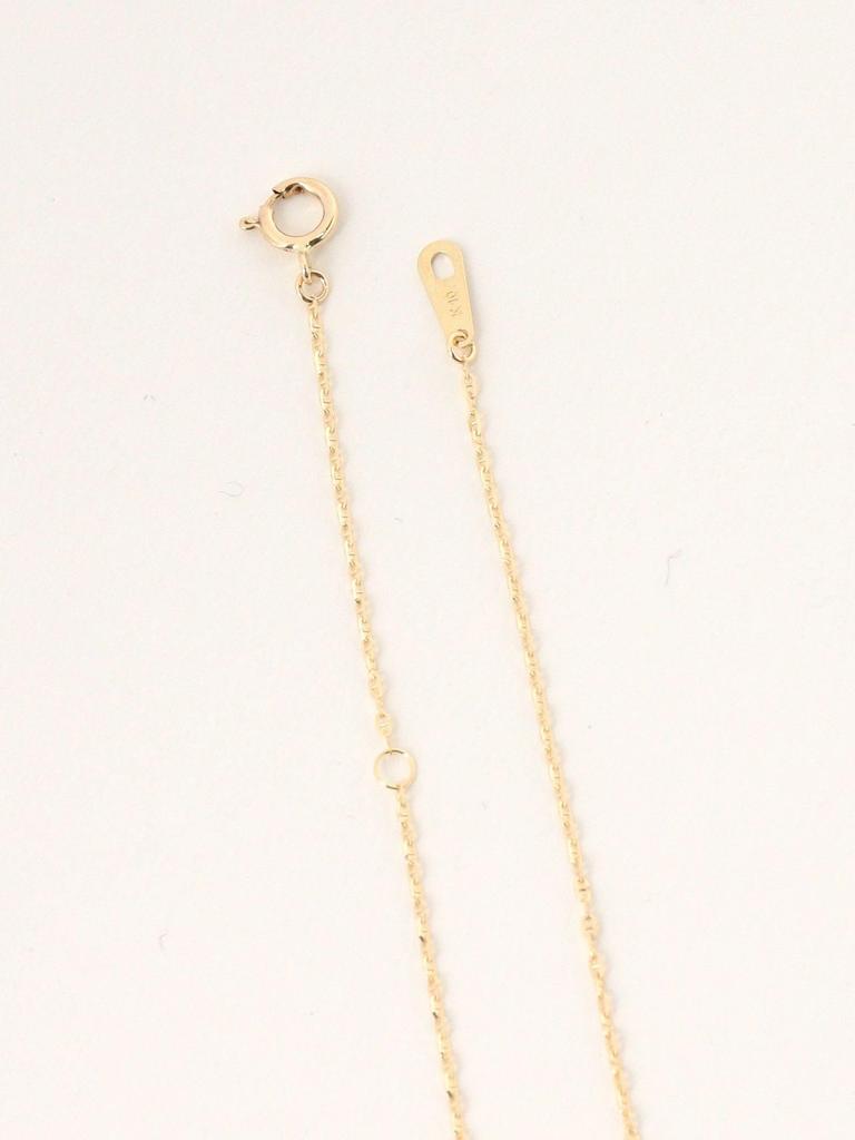 Ray Beams K10 Anchor Chain Necklace, Women's, Gold, One Size