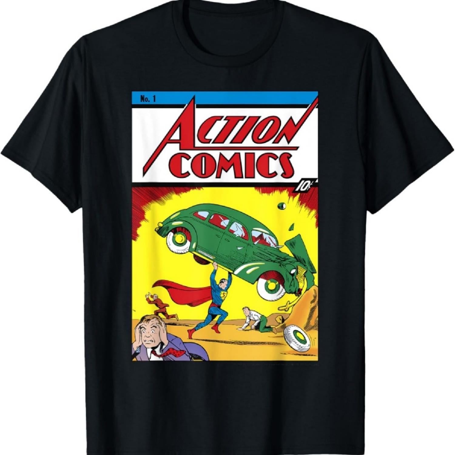 

Футболка с обложкой комикса DC Comics Superman №1 XXXXXL чёрный