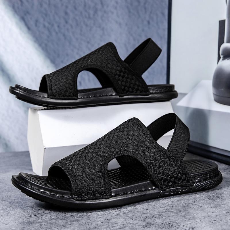Summer New Men Sandals Fashion Comfortable Men Slippers Non-slip Outdoor Beach Shoes Lightweight Soft Men Walking Shoe Sandalias