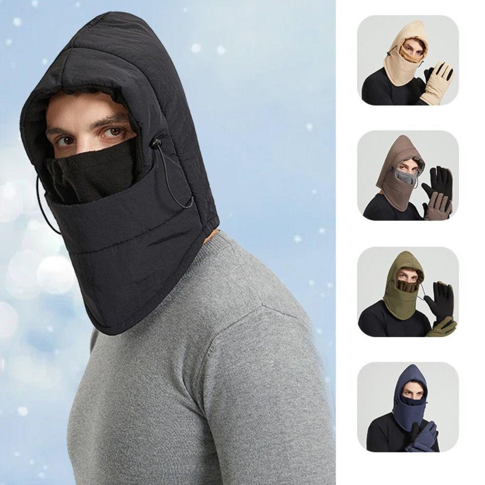 Keep Warm Plush Pullover Hat Breathable Face Guard Neck Warmer New Winter Warm Hat Winter Weather