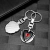 Car Logo Keychain Badge 3D Metal Keyring Auto Accessory For Honda Civic XR-V HR-V City Accord Odyssey Spirior CRV Jazz Varadero TP6